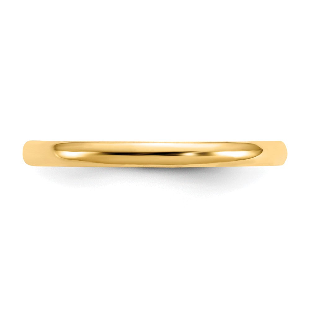 10k 1.5mm Half-Round Size 3 Baby / Childs Ring