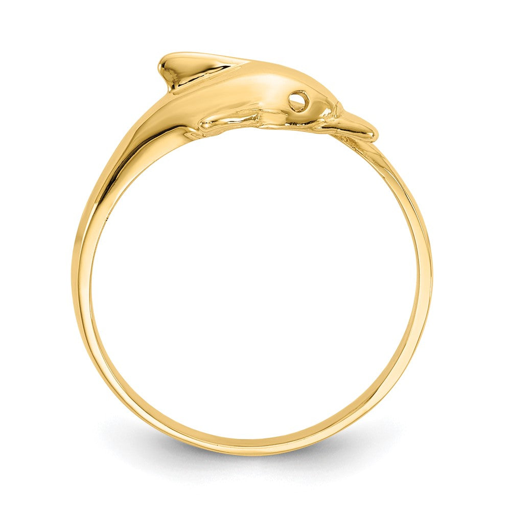 10k Dolphin Bypass Ring