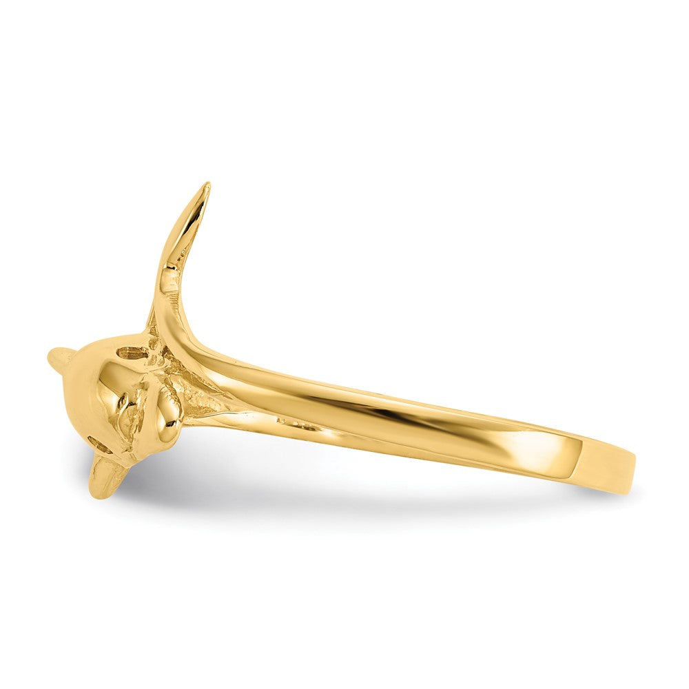 10k Dolphin Bypass Ring