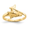10k Dolphin Bypass Ring