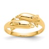 10k Double Dolphin Bypass Ring