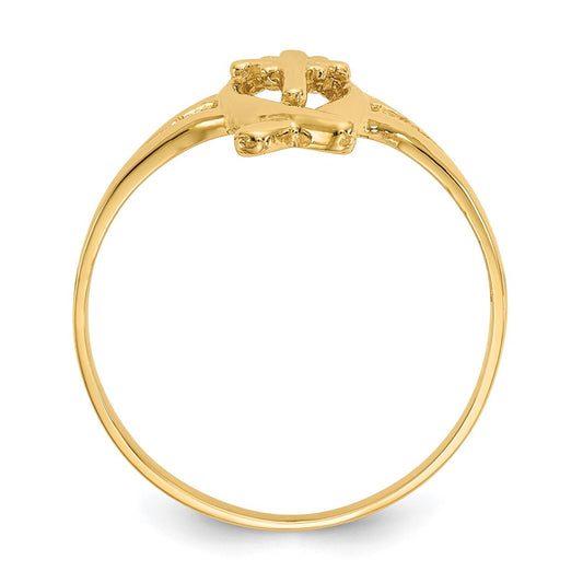 10k Ichthus with Cross Ring