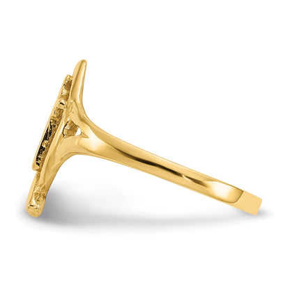 10k Ichthus with Cross Ring