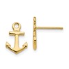 10K Anchor Post Earrings