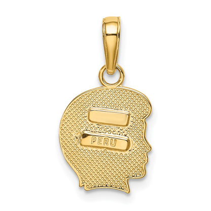 10k Boy Head Charm
