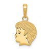 10k Boy Head Charm