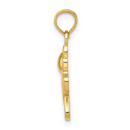 10k Little Girl Cartwheel Charm