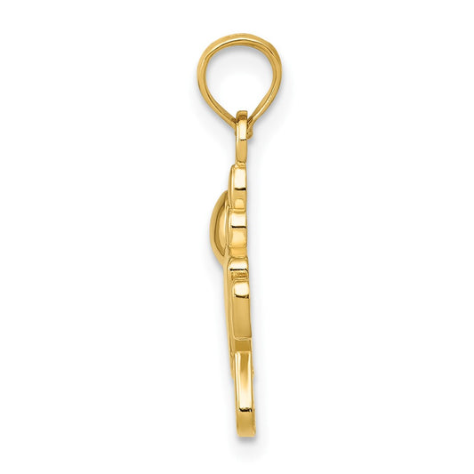 10k Little Girl Cartwheel Charm
