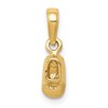 10k 3-D Baby Shoe Charm
