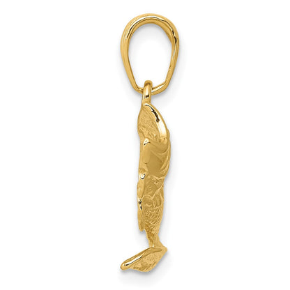 10k Large Mouth Bass Fish Small Charm