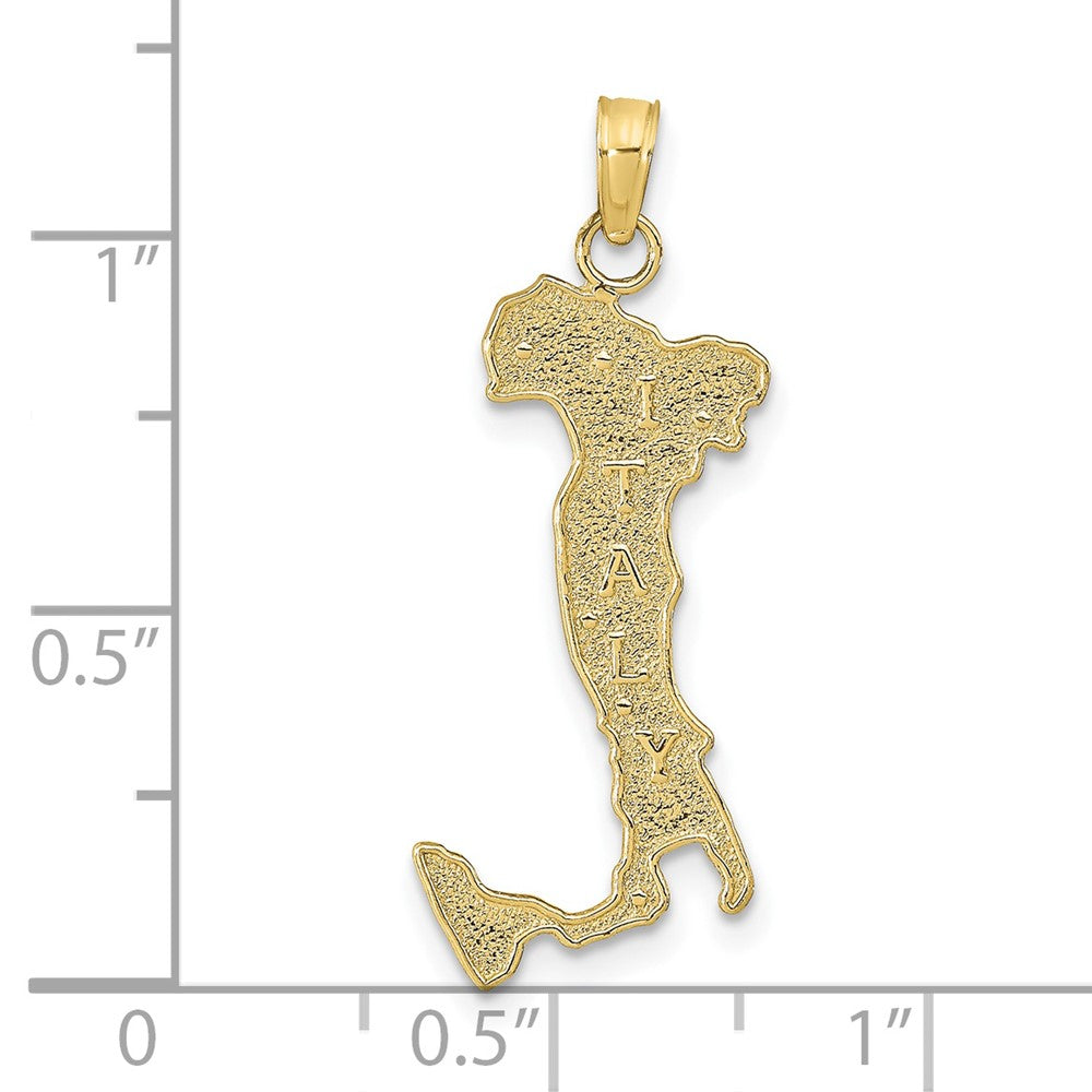 10k Italy Map Charm