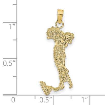 10k Italy Map Charm