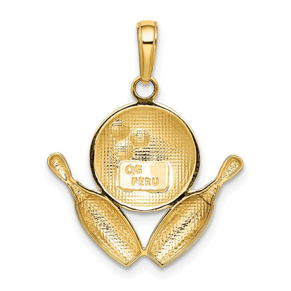 10k Polished Bowling Theme Charm