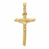 10k Large INRI Crucifix Pendant