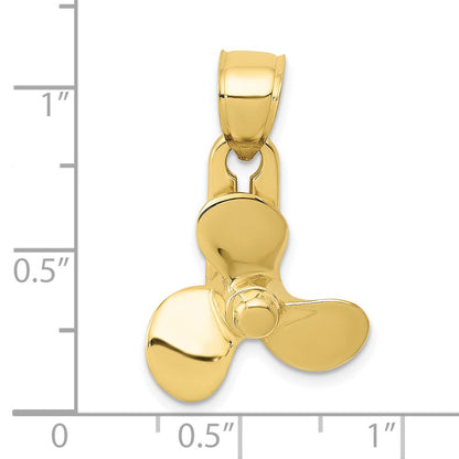 10k Large 3-D Moveable Blade Propeller Pendant