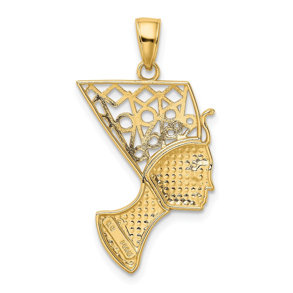 10k Nefertiti Pendant
