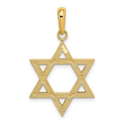 10K Star of David Pendant