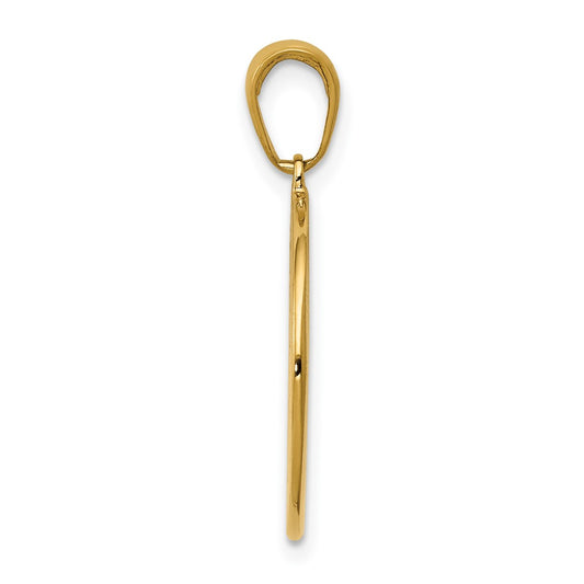 10k Saint Anthony Round Medal Pendant