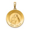 10k Saint Anthony Round Medal Pendant