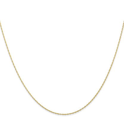 10k .5mm Carded Cable Rope Chain