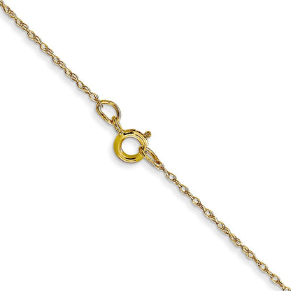 10k .5mm Carded Cable Rope Chain