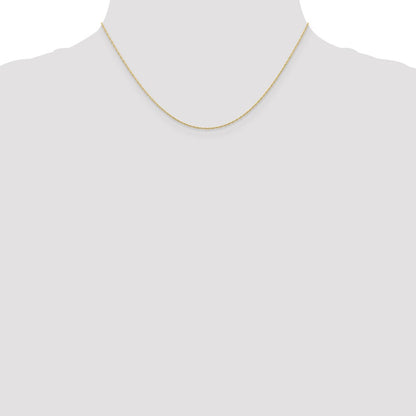 10k .5mm Carded Cable Rope Chain
