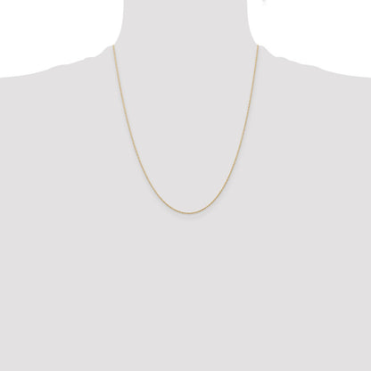 10k .5mm Carded Cable Rope Chain