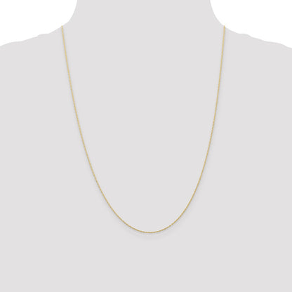 10k .5mm Carded Cable Rope Chain