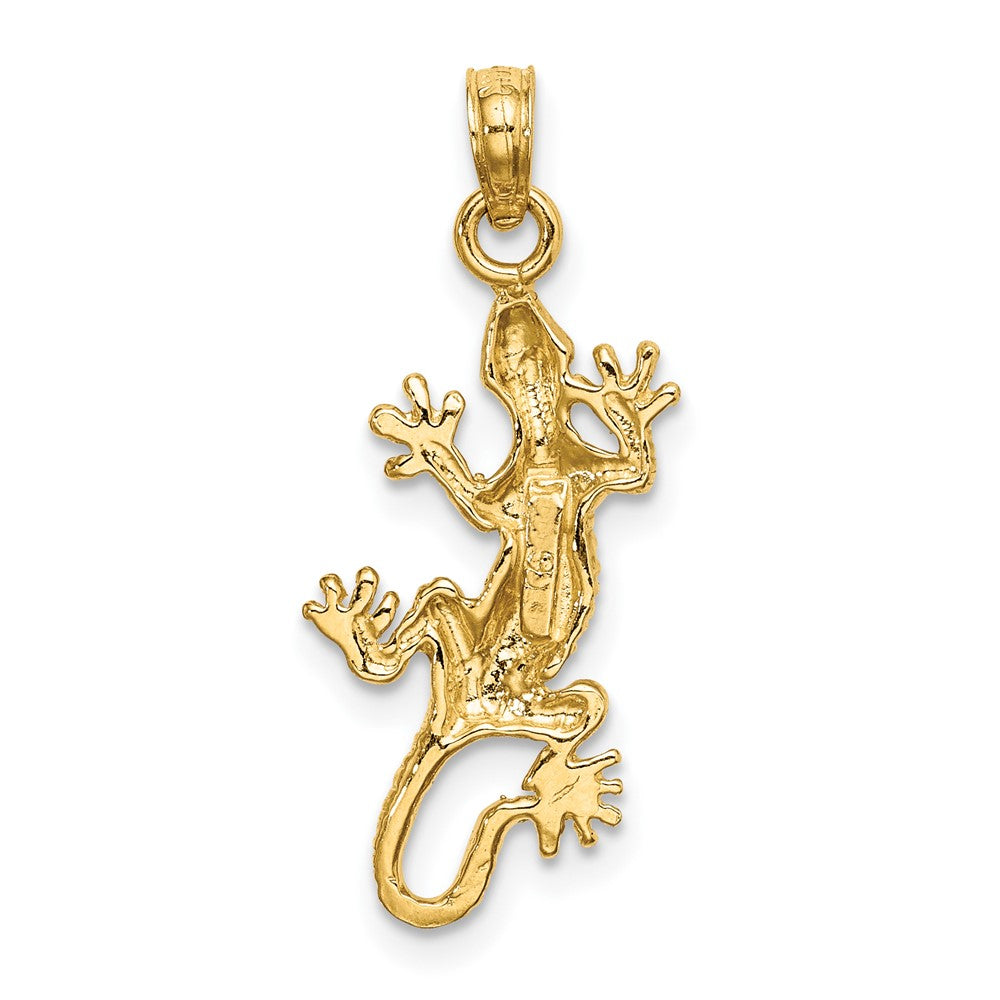 10k Gecko Lizard Charm