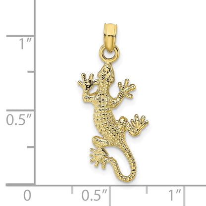 10k Gecko Lizard Charm