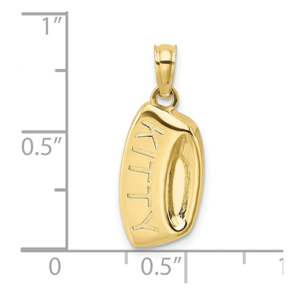 10K KITTY Bowl Charm