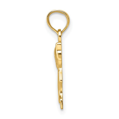 10k Mini Sitting Kitten Charm