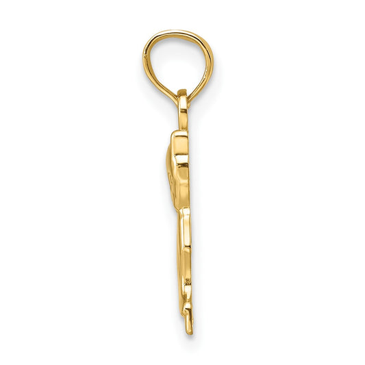 10k Mini Sitting Kitten Charm
