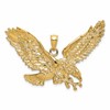 10K Eagle with Beak Touching Claws Charm