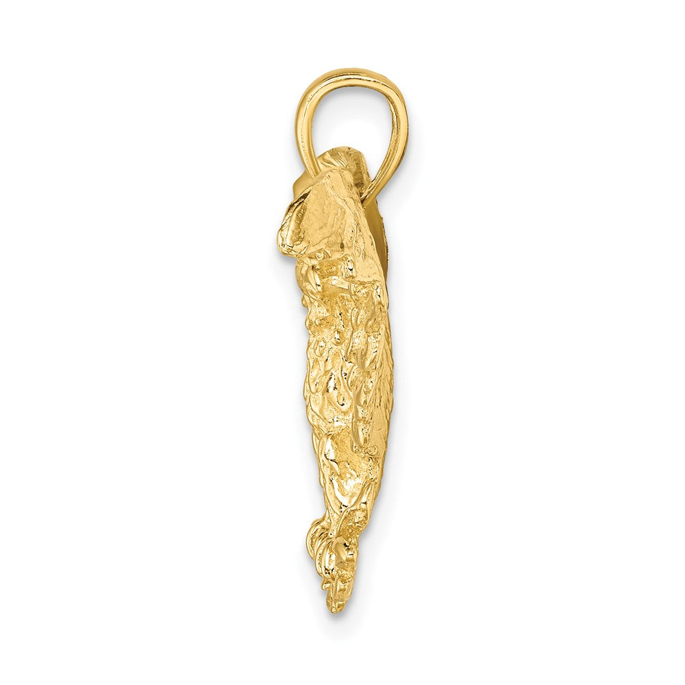 10K Eagle with Wings Spread Charm