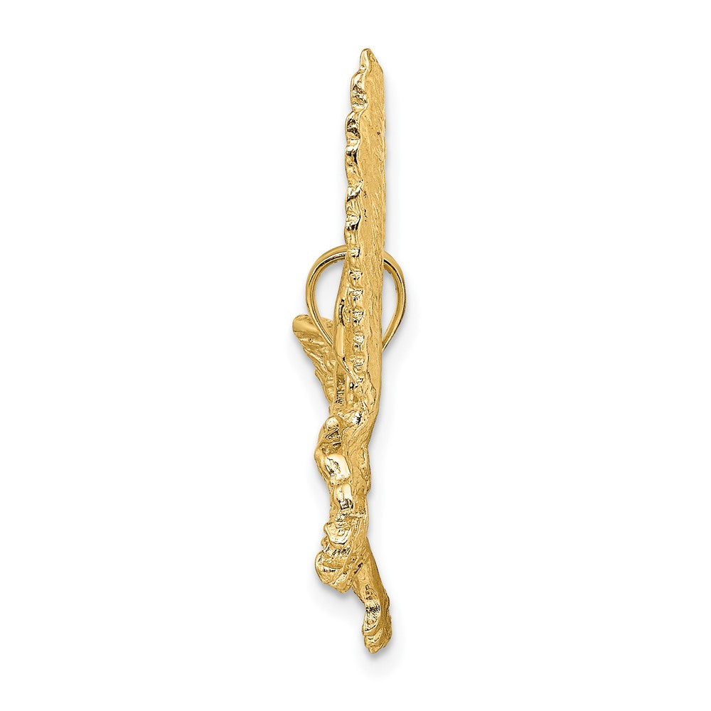 10K Eagle with Beak Touching Claws Charm