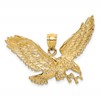 10K Eagle with Beak Touching Claws Charm