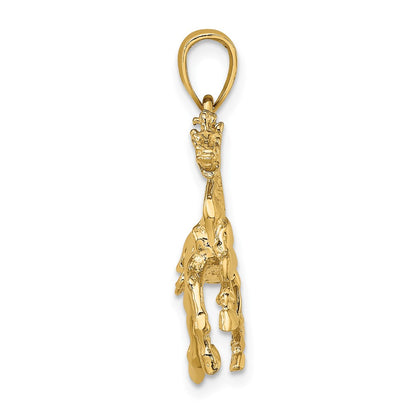 10K 3-D Horse Trotting Charm