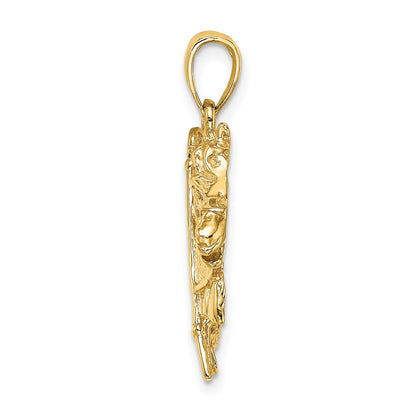 10K Horse Head / Horseshoe / Crop Charm