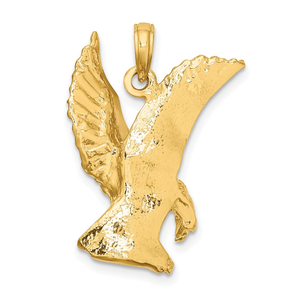 10K Eagle Landing with Wings Up Charm