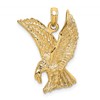10K Eagle Landing with Wings Up Charm