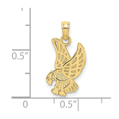 10k Eagle Charm