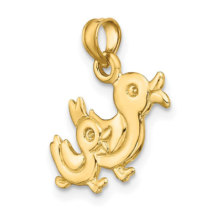 10K Reversible Two Ducks Charm