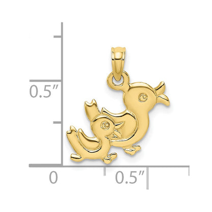 10K Reversible Two Ducks Charm