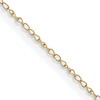 10k .42mm Carded Curb Chain