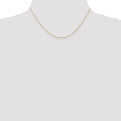10k .6 mm Carded Cable Rope Chain