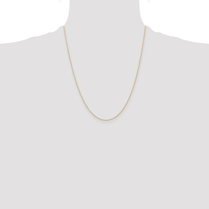 10k .6 mm Carded Cable Rope Chain