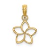 10k Cut-Out Flower Charm