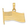 10K American Flag Charm