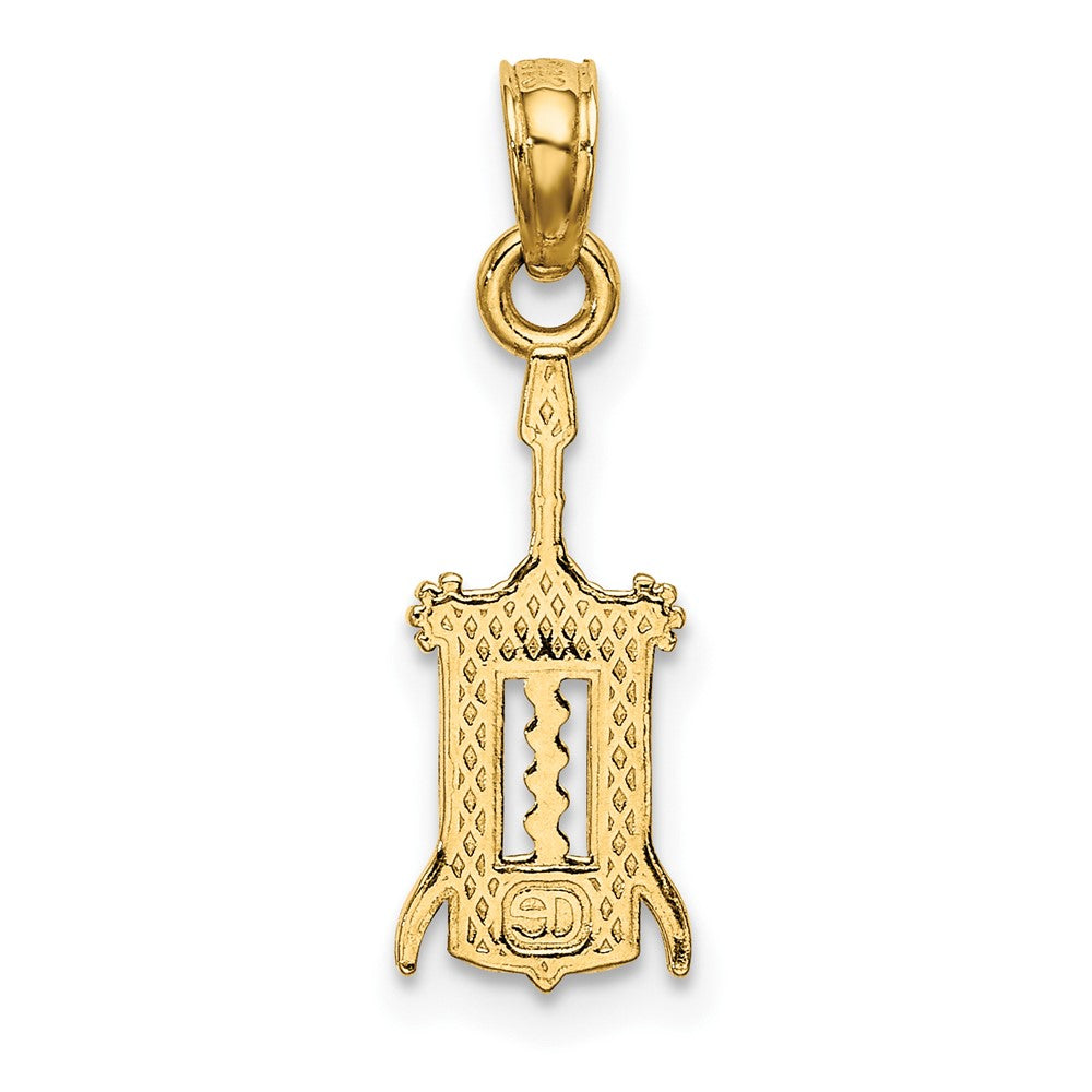 10K Wine Opener Charm